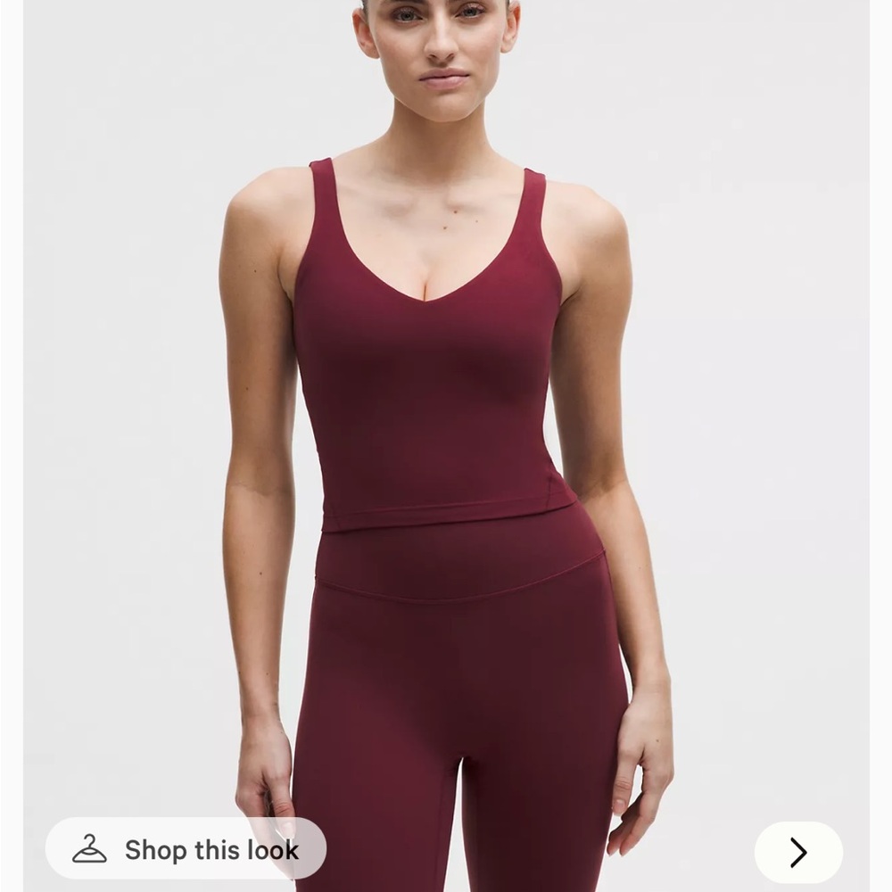 lululemon Align Tank - Mulled Wine